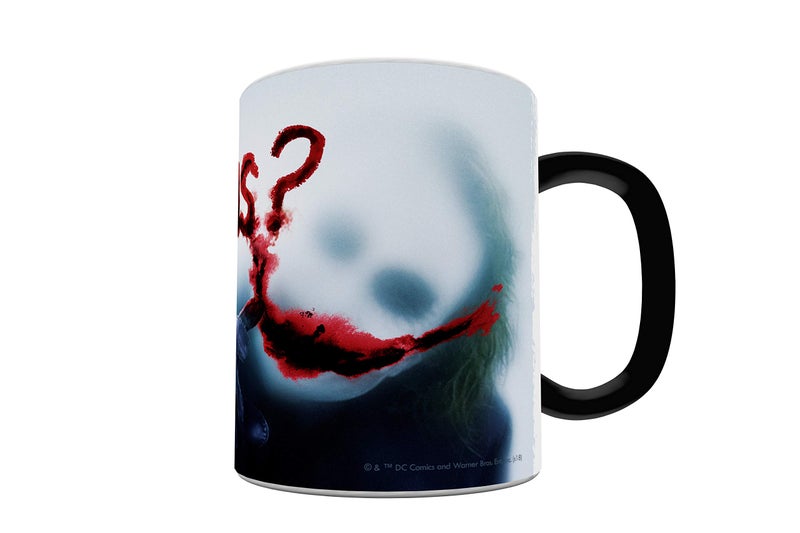 Morphing Mugs DC Comics - Batman: The Dark Knight - Joker - Why So Serious - One 11 oz Color Changing Heat Sensitive Ceramic Mug â€“ Image Revealed When HOT Liquid Is Added! - Image 5